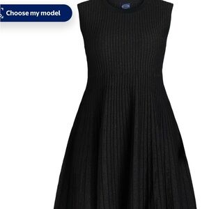 Scoop xs (0/2 ) Elegant Black Sleeveless Dress